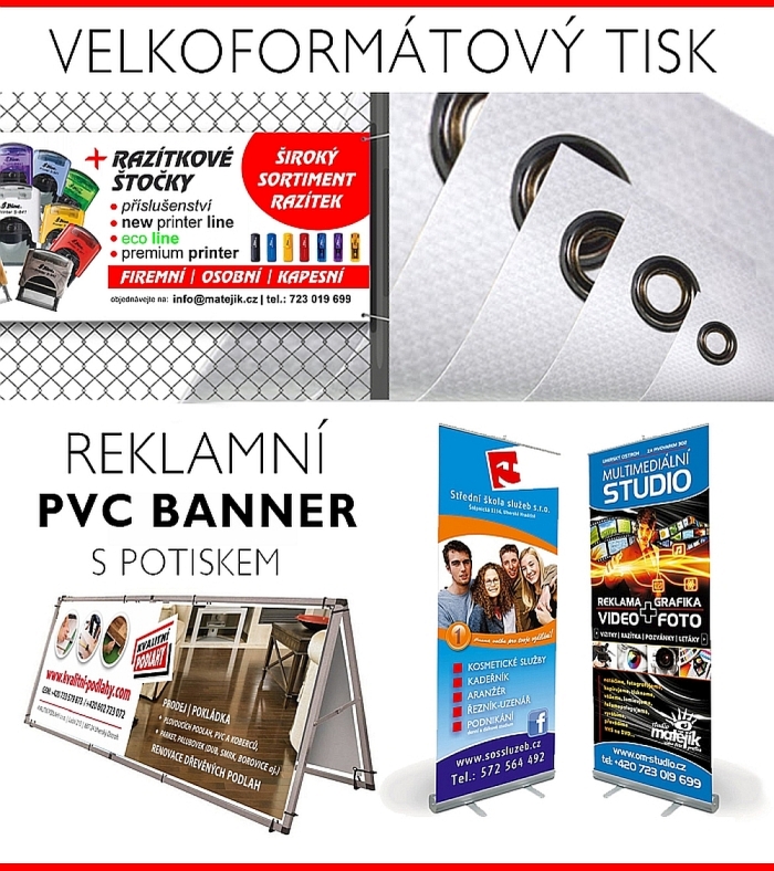 Vroba a potisk PVC banner